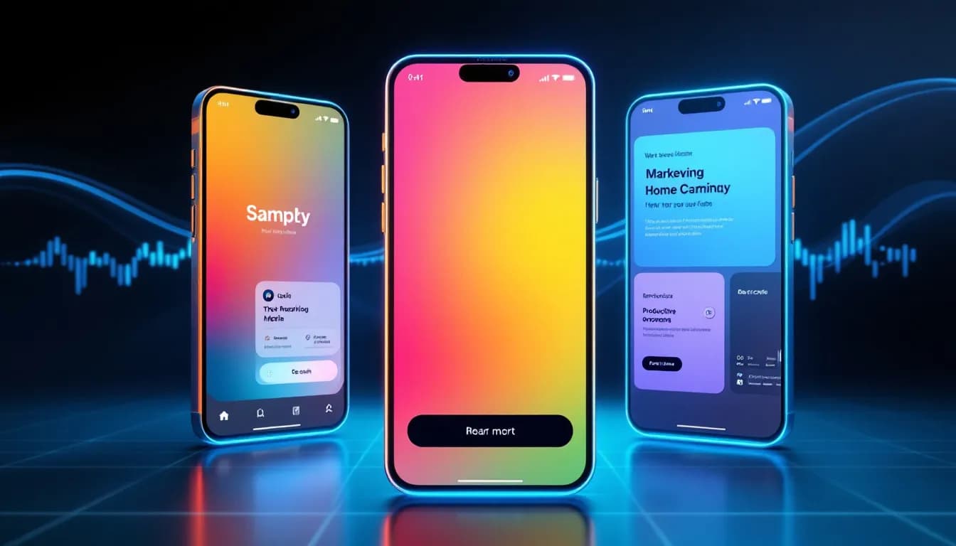 Mobile Wettmöglichkeiten, die die Nutzung von Apps und Webanwendungen zeigen.